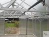 irrigation system installed in a bigger greenhouse